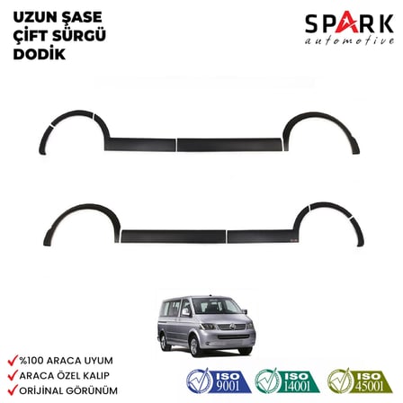 Volkswagen Transporter T5 2009-2014 Yıl Aralığı Uyumlu Uzun Şase Çift Sürgü Dodik Seti 11 Parça