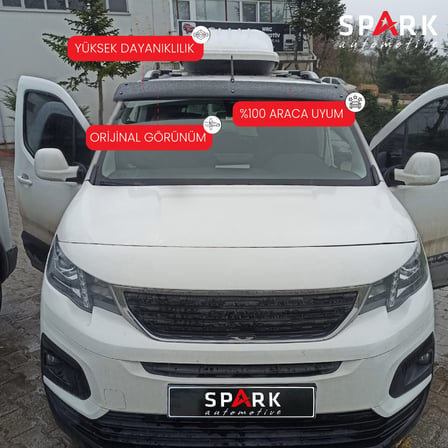 Peugeot Rifter 2019- Yılı ve Sonrası Uyumlu Ön Cam Güneşliği