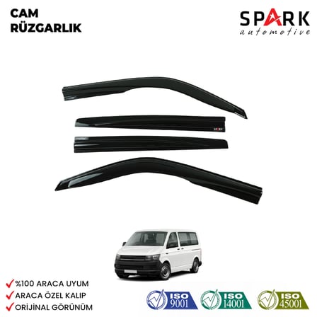 Volkswagen T7 2022- Yılı ve Sonrası Uyumlu Cam Rüzgarlığı 4 Parça