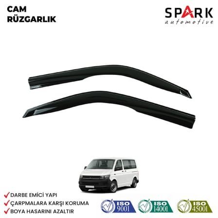 Volkswagen T7 2022- Yılı ve Sonrası Uyumlu Cam Rüzgarlığı 4 Parça
