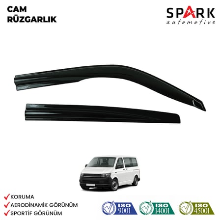Volkswagen T7 2022- Yılı ve Sonrası Uyumlu Cam Rüzgarlığı 4 Parça