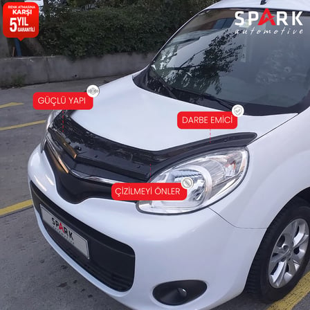 Renault Kangoo 2014-2021 Yıl Aralığı Uyumlu Kaput Rüzgarlığı 3mm