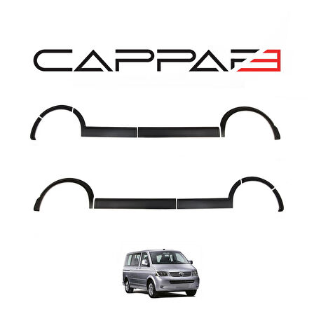 Volkswagen Transporter T5 2009-2014 Yıl Aralığı Uyumlu Kısa Şase Çift Sürgü Dodik Seti 11 Parça