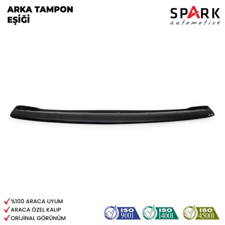 Volkswagen Caddy 2010-2015 Yıl Aralığı Uyumlu Arka Tampon Eşiği Parlak