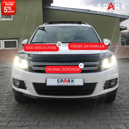Volkswagen Tiguan 2012-2015 Yıl Aralığı Uyumlu Kaput Rüzgarlığı 4mm