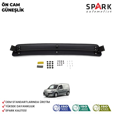 Renault Kangoo 2008-2013 Yıl Aralığı Uyumlu Ön Cam Güneşliği 