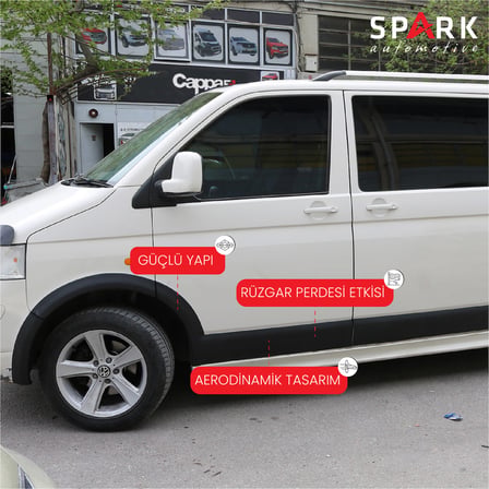 Volkswagen Transporter T5 2003-2009 Yıl Aralığı Uyumlu Kısa Şase Sol Sürgü Dodik Seti 11 Parça
