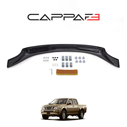 Isuzu D-Max 2006-2012 Yıl Aralığı Uyumlu Kaput Rüzgarlığı 3mm