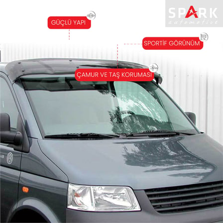 Volkswagen Transporter T5 2009-2014 Yıl Aralığı Uyumlu Ön Cam Güneşliği 