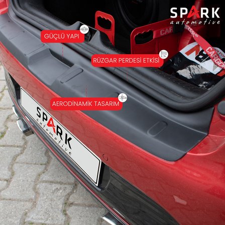 Renault Clio 4 2012-2020 Yıl Aralığı Uyumlu Arka Tampon Eşiği Mat