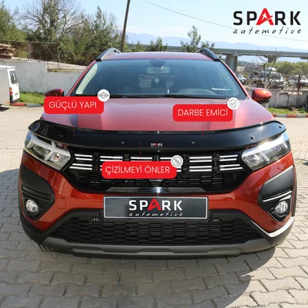 Dacia Jogger 2022- Yılı ve Sonrası Uyumlu Kaput Rüzgarlığı 4mm