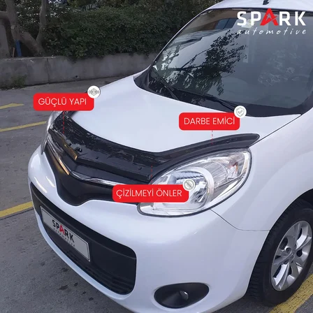 Renault Kangoo 2014-2021 Yıl Aralığı Uyumlu Kaput Rüzgarlığı 4mm
