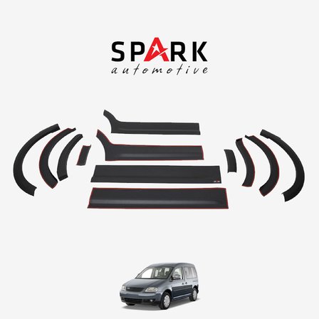 Volkswagen Caddy 2004-2010 Yıl Aralığı Uyumlu Kısa Şase Çift Sürgü Dodik Seti 12 Parça