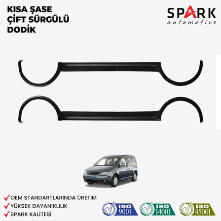 Volkswagen Caddy 2004-2010 Yıl Aralığı Uyumlu Kısa Şase Çift Sürgü Dodik Seti 12 Parça