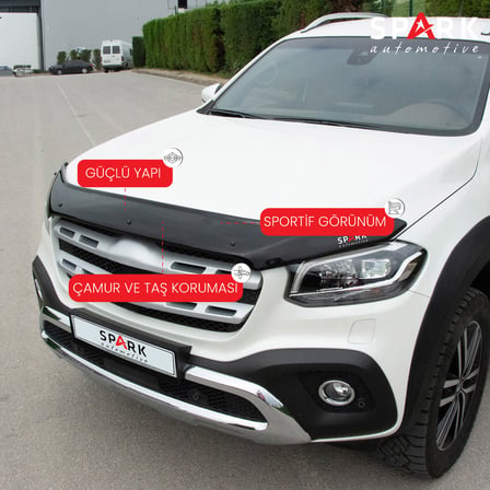 Mercedes X-Class 2017- Yılı ve Sonrası Kaput Rüzgarlığı 4mm