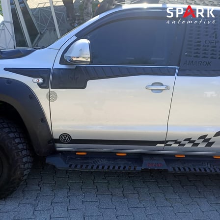 Volkswagen Amarok 2010-2022 Yıl Aralığı Uyumlu Yarasa Kapı Kaplama 6 Parça