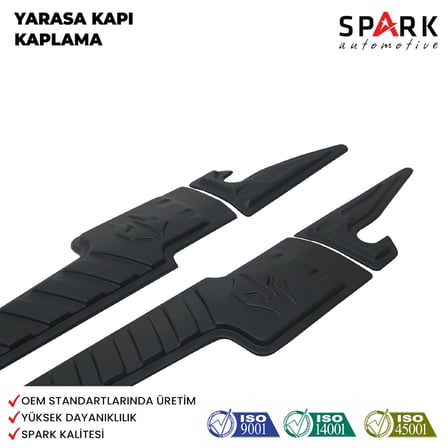 Volkswagen Amarok 2010-2022 Yıl Aralığı Uyumlu Yarasa Kapı Kaplama 6 Parça