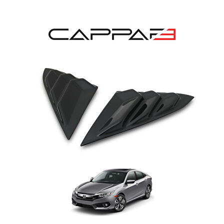 Honda Civic 2016- Yılı ve Sonrası Uyumlu Kelebek Cam Plastiği 