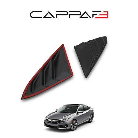 Honda Civic 2016- Yılı ve Sonrası Uyumlu Kelebek Cam Plastiği 