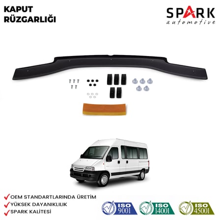 Citroen Jumper 1994-2006 Yılı Uyumlu Kaput Rüzgarlığı 3mm