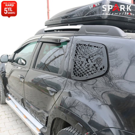 Dacia Duster 2010-2017 Yıl Aralığı Uyumlu Metal Kelebek Cam 2 Parça