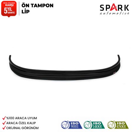 Fiat Ducato 1994-2006 Yıl Aralığı Uyumlu Ön Tampon Lip Siyah