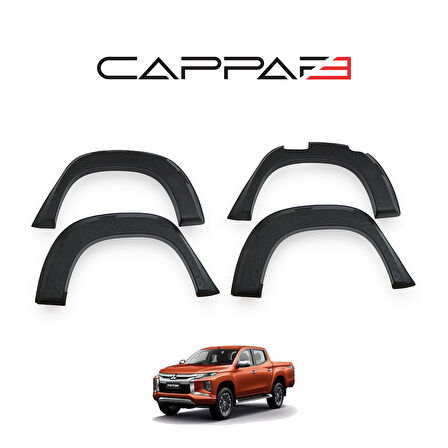 Mitsubishi L200 2019- Yılı ve Sonrası Uyumlu Çamurluk Dodik 8 Parça