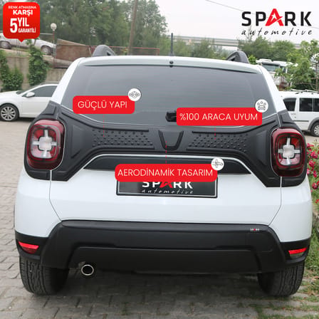 Dacia Duster 2018-2024 Yıl Aralığı Uyumlu Bagaj Kapağı Dodik 3 Parça