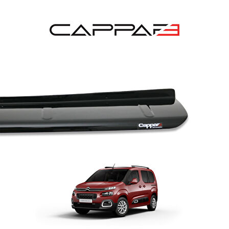 Citroen Berlingo 2019- Yılı ve Sonrası Uyumlu Arka Tampon Eşiği Parlak