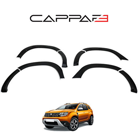 Dacia Duster 2018-2024 Yıl Aralığı Uyumlu Damalı Çamurluk Dodik 8 Parça 