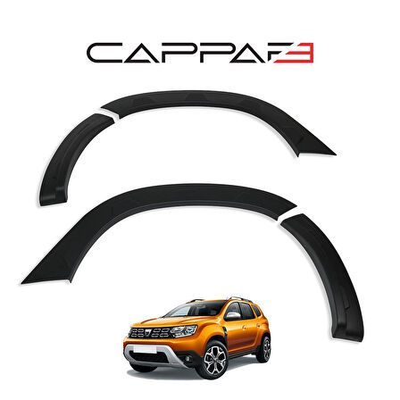 Dacia Duster 2018-2024 Yıl Aralığı Uyumlu Damalı Çamurluk Dodik 8 Parça 