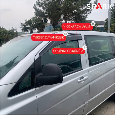 Mercedes Vito 2004-2010 Yıl Aralığı Uyumlu Cam Rüzgarlığı 2 Parça