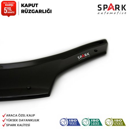 Citroen Berlingo 2004-2009 Yılı Arası Uyumlu Kaput Rüzgarlığı 3mm