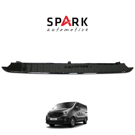 Renault Trafic 2014-2019 Yıl Aralığı Uyumlu Arka Tampon Eşiği Parlak