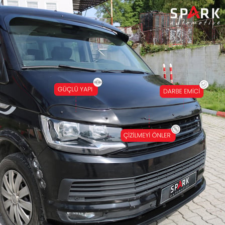 Volkswagen Transporter T6 2015-2020 Yıl Aralığı Uyumlu Kaput Rüzgarlığı 4mm