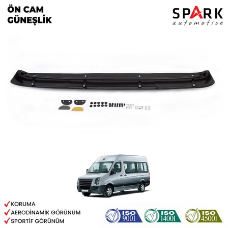 Volkswagen Crafter 2006-2012 Yıl Aralığı Uyumlu Ön Cam Güneşliği
