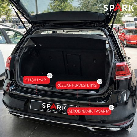 Volkswagen Golf 7 2013-2021 Yıl Aralığı Uyumlu Arka Tampon Eşiği Parlak