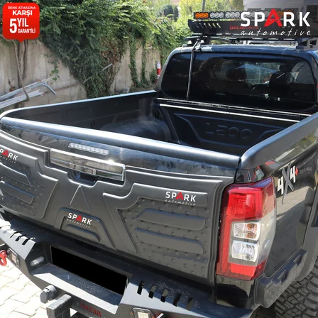 Mitsubishi L200 2019- Yılı ve Sonrası Uyumlu Kasa Kenar Koruma 3 Parça