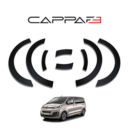 Citroen Jumpy 2017- Yılı ve Sonrası Uyumlu Çamurluk Dodik 8 Parça