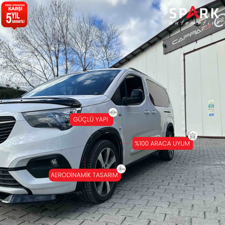 Opel Combo E 2018 Yılı Ve Sonrası 8 Prç. Çamurluk Dodik Set