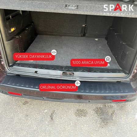Fiat Doblo 2010-2023 Yıl Aralığı Uyumlu Arka Tampon Eşiği Mat