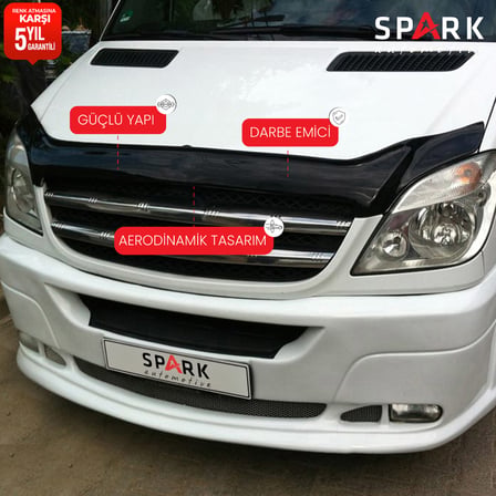 Mercedes Sprinter 2006-2012 Yıl Aralığı Uyumlu Kaput Rüzgarlığı 3mm