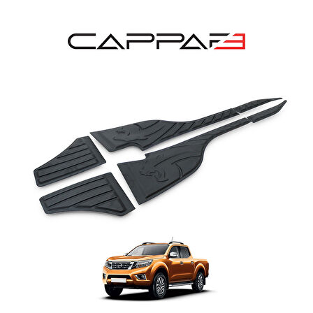 Nissan Navara 2016-2021 Yıl Aralığı Uyumlu Yarasa Kapı Kaplama Set 6 Prç.