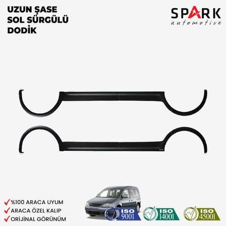 Volkswagen Caddy 2004-2010 Yıl Aralığı Uyumlu Uzun Şase Sol Sürgü Dodik Seti 12 Parça