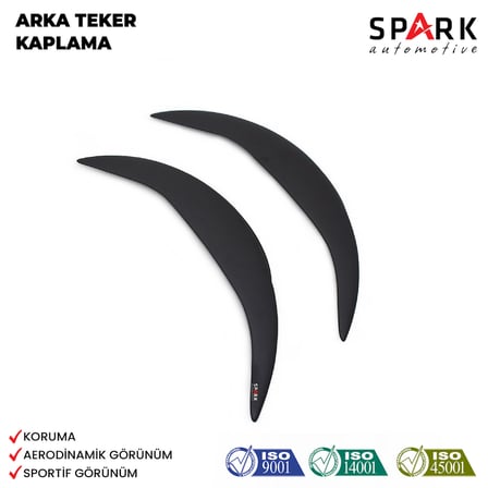 Volkswagen Crafter 2006-2012 Yıl Aralığı Uyumlu Arka Teker Kaplama 2 Parça