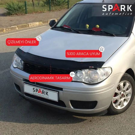 Fiat Albea 2005-2012 Yıl Aralığı Uyumlu Kaput Rüzgarlığı 4mm
