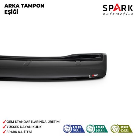 Volkswagen Caddy 2015-2020 Yıl Aralığı Uyumlu Arka Tampon Eşiği Parlak