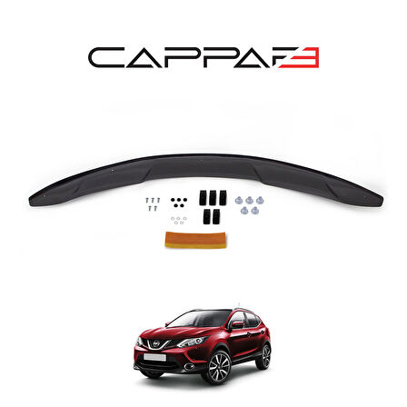  Nissan Qashqai 2014-2016 Yıl Aralığı Uyumlu Kaput Rüzgarlığı 4mm