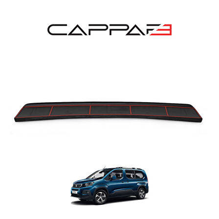 Peugeot Rifter 2019- Yılı ve Sonrası Uyumlu Arka Tampon Eşiği Mat