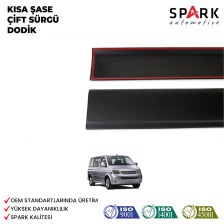 Volkswagen Transporter T5 2003-2009 Yıl Aralığı Uyumlu Kısa Şase Çift Sürgü Dodik Seti 11 Parça